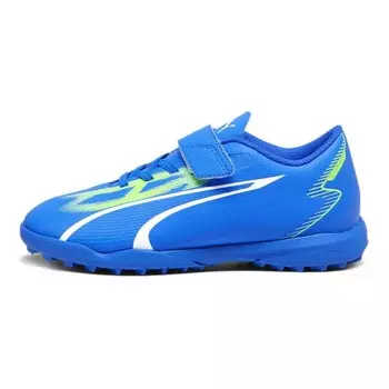 Футбольные бутсы Ultra Play Kids для детей Puma, зеленый