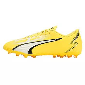 Футбольные бутсы Ultra Play мужские низкие белый/черный Puma
