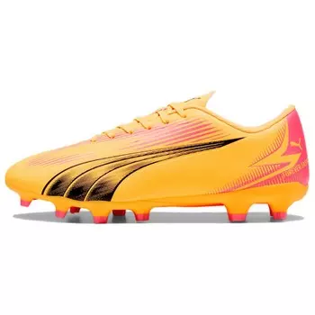 Футбольные бутсы Ultra Play мужские низкие оранжевые Puma