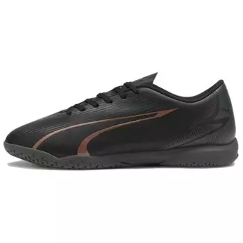 Футбольные бутсы Ultra Play унисекс с низким верхом черного цвета Puma