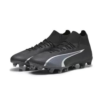Футбольные бутсы ULTRA PRO FG/AG мужские PUMA Black Asphalt Grey