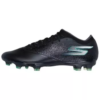 Футбольные бутсы унисекс с низким верхом, черные/серебристые Skechers