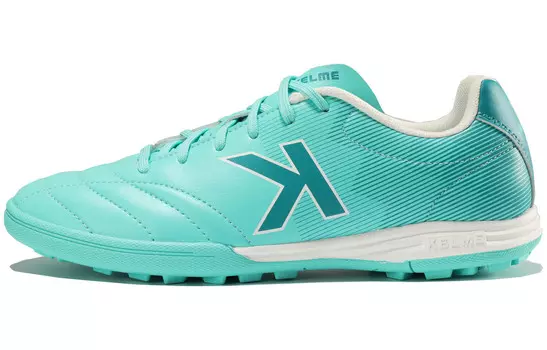 Футбольные бутсы унисекс с низким верхом мятно-зеленые белые Kelme