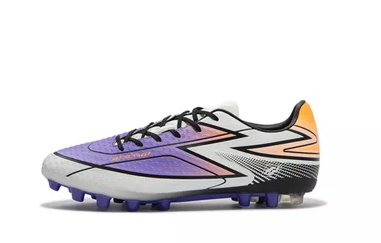 Футбольные бутсы унисекс с низким верхом фиолетовый/оранжевый/серый 361°