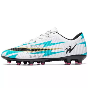 Футбольные бутсы унисекс с низким верхом Aqua Double Star 88, цвет White moon spikes