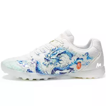 Футбольные бутсы унисекс с низким верхом синего цвета Scout Wolf, белый