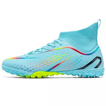 Футбольные бутсы унисекс с высоким верхом многоцветные Double Star 88, цвет Broken nails colorful moon