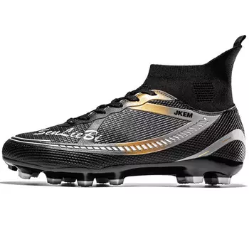 Футбольные бутсы унисекс с высоким верхом Jkem, цвет Sky Blue - Long Spike Style