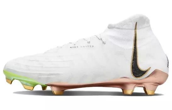 Футбольные бутсы Women's Phantom Luna Elite FG 'United Golden Pack' Nike, белый/черный/золотой