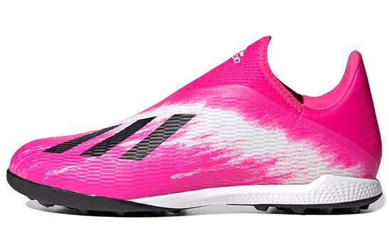 Футбольные бутсы X 19.3 мужские низкие розовые/белые/черные Adidas