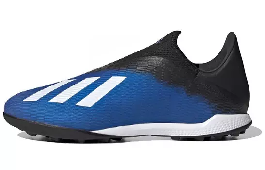 Футбольные бутсы X 19.3 мужские низкие черные/синие Adidas