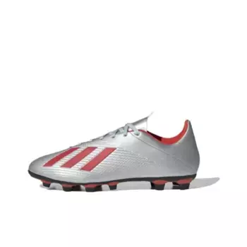 Футбольные бутсы X 19.4 мужские низкие серебристые Adidas