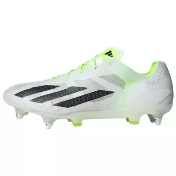 Футбольные бутсы X CRAZYFAST мужские низкие белый/черный/желтый Adidas