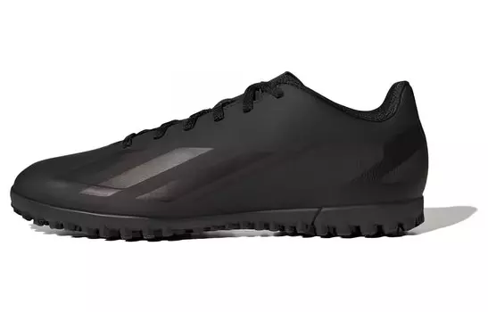 Футбольные бутсы X CRAZYFAST унисекс с низким верхом черного цвета Adidas