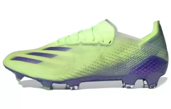 Футбольные бутсы X GHOSTED мужские низкие зеленые/фиолетовые Adidas