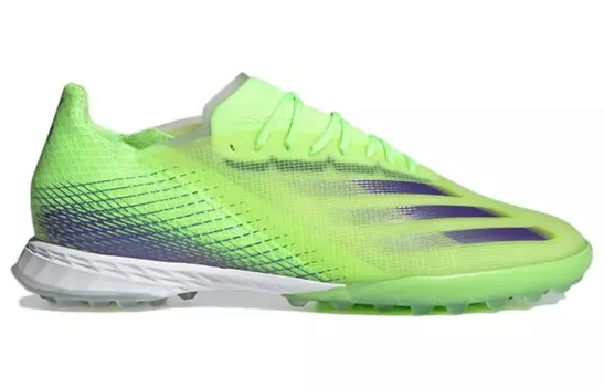Футбольные бутсы X GHOSTED мужские низкие зеленые/синие Adidas