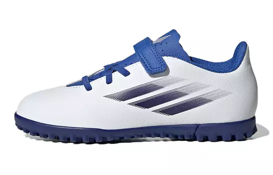 Футбольные бутсы X Speedflow Kids, детские, низкие, белые/королевские, синие Adidas