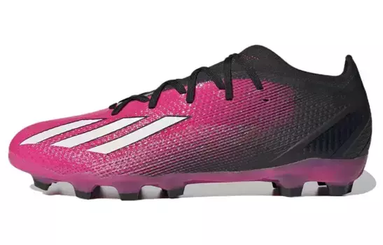 Футбольные бутсы X Speedportal мужские низкие розовые/черные Adidas