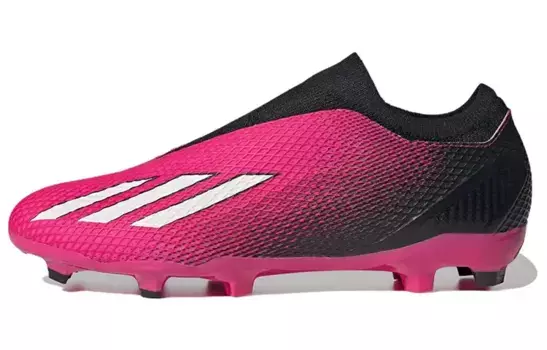Футбольные бутсы X Speedportal унисекс с низким верхом розового/черного цвета Adidas