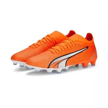 Футбольные бутсы женские/мужские – Puma Ultra Match MG оранжевый