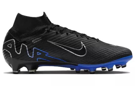 Футбольные бутсы Zoom Mercurial Superfly 9 Elite AG Pro 'Shadow Pack' Nike, черный/синий