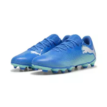 Футбольные кроссовки PUMA "FUTURE 7 PLAY FG/AG", белый