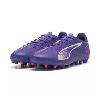Футбольные кроссовки PUMA "ULTRA 5 PLAY MG", цвет Lapis Lazuli- Puma White-Sunset Glow
