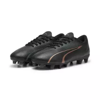 Футбольные кроссовки PUMA "ULTRA PLAY FG/AG JR", цвет Puma Black-Copper Rose