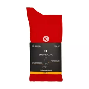Футбольные носки унисекс Boomerang, красный