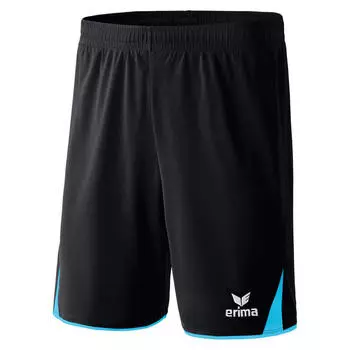 Футбольные шорты Erima, цвет schwarz/schwarz/lupinenblau