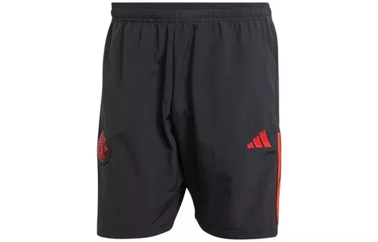 Футбольные шорты Manchester United мужские черные Adidas, черный