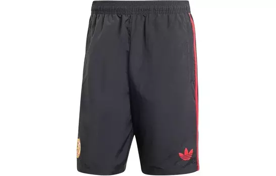 Футбольные шорты Manchester United мужские черные Adidas, черный