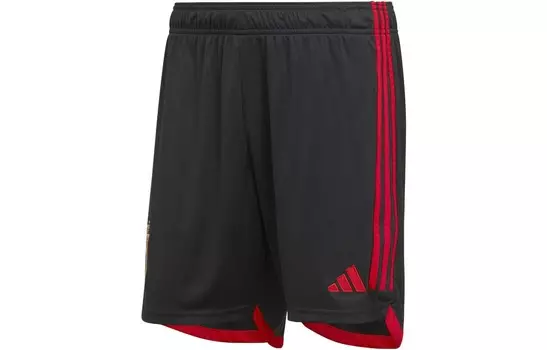 Футбольные шорты мужские черные Adidas, черный