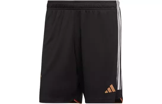 Футбольные шорты мужские черные Adidas, черный