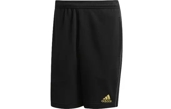Футбольные шорты мужские черные Adidas, черный