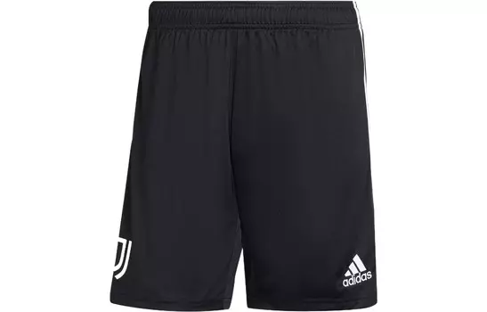 Футбольные шорты мужские черные Adidas, черный