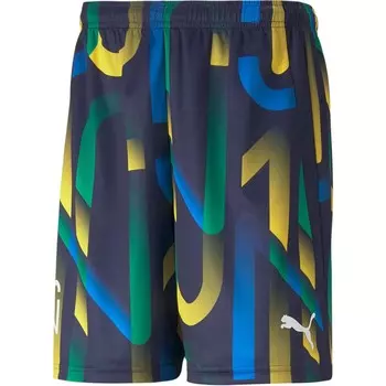 Футбольные шорты мужские черные Puma, черный