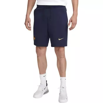 Футбольные шорты мужские черные/синие Nike, черный/синий
