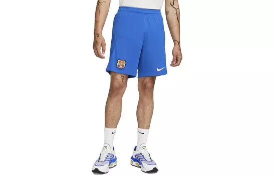 Футбольные шорты мужские королевского синего цвета Nike, синий