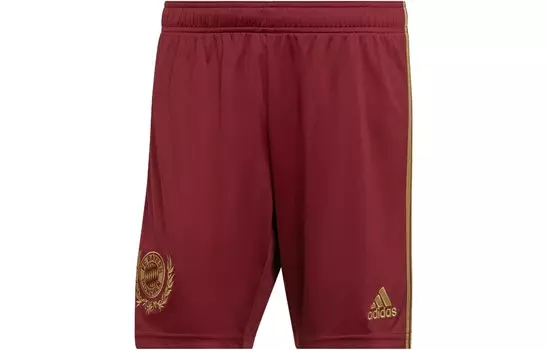 Футбольные шорты мужские красные Adidas, красный