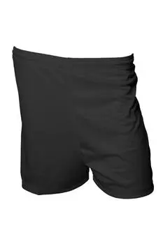 Футбольные шорты с микрополосками Precision, черный