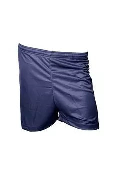 Футбольные шорты с микрополосками Precision, темно-синий