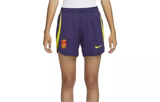 Футбольные шорты женские темно-фиолетовые Nike