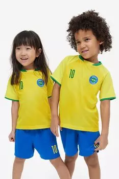 Футбольный комплект с принтом H&M