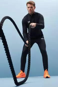 Футбольный спортивный костюм Challenger Under Armour, черный