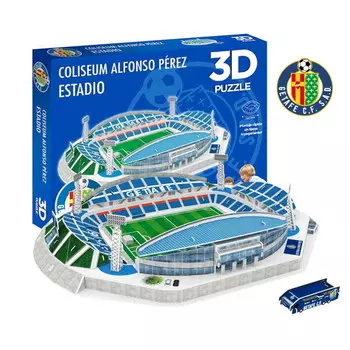 Футбольный стадион КОЛИЗЕЙ ПЕРЕС - ФК Хетафе - 3D пазл 98 деталей - модель клуба HABARRI