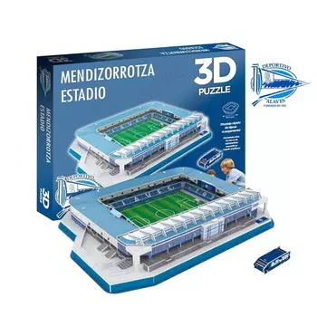 Футбольный стадион МЕНДИЗОРРОЦА - Депортиво Алавес - 3D пазл 98 деталей - модель клуба HABARRI
