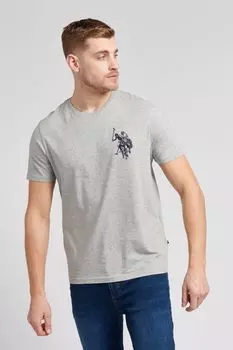 Футболка 12 см дхм U.S. Polo Assn, серый