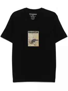 Футболка 1493 Black Crow/White Heron Maharishi, черный