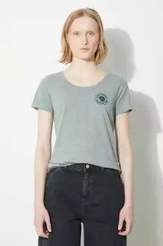 Футболка 1960 Logo T-shirt W Fjallraven, зеленый